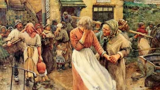 Уолтер Лэнгли. Среди пропавших без вести (фрагмент). 1884