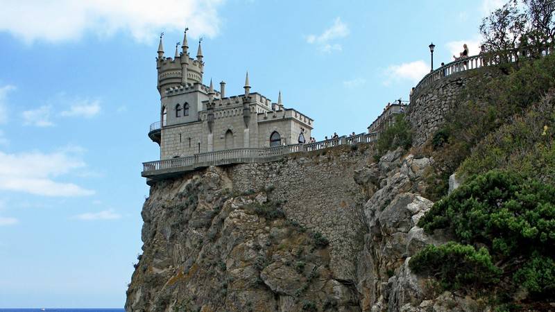 Ласточкино гнездо. Крым, Гаспра.