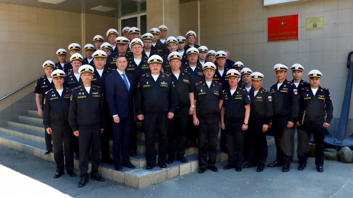 Участники сбора руководящего состава медицинской службы ВМФ России