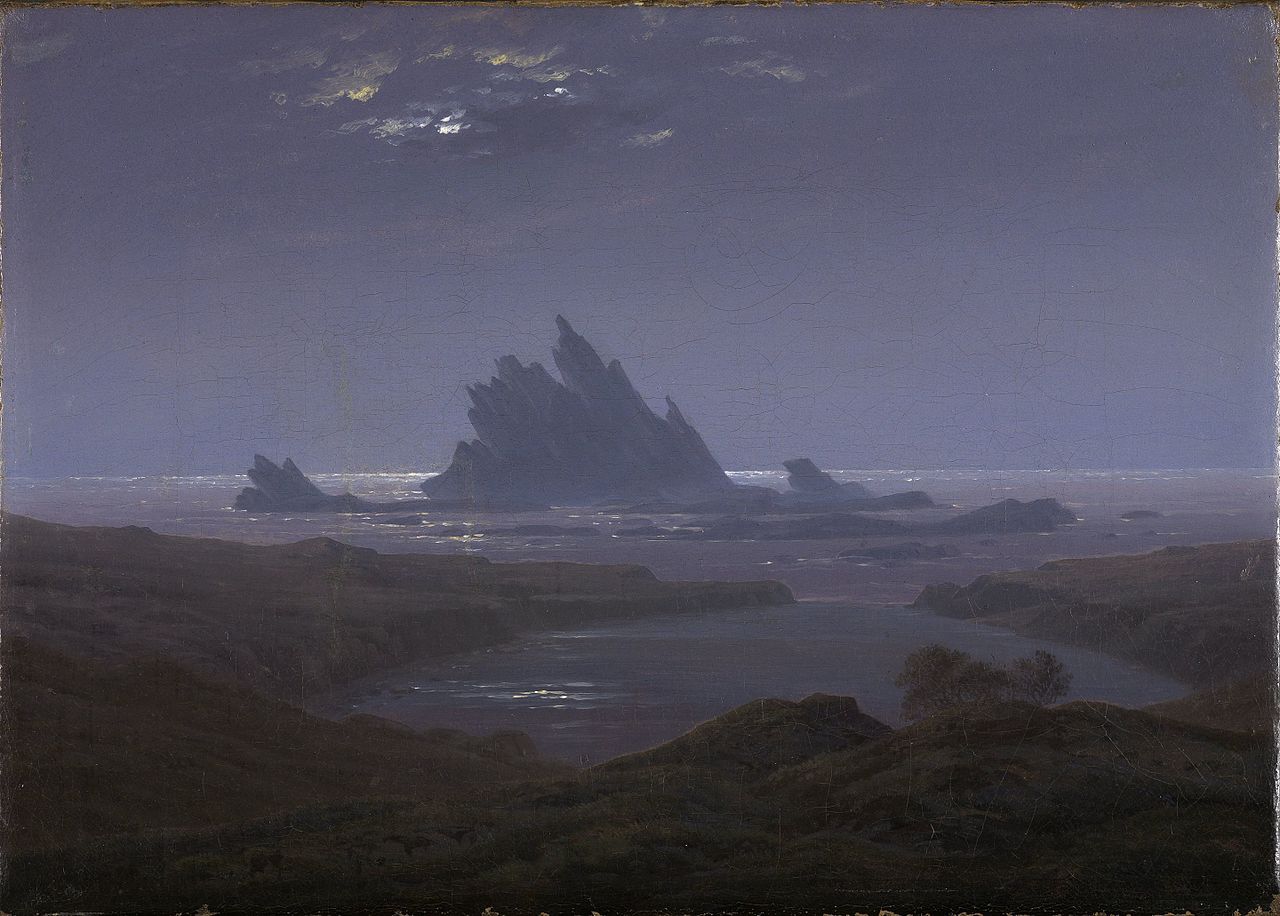 Каспар Давид Фридрих. Рифы у берега. 1824