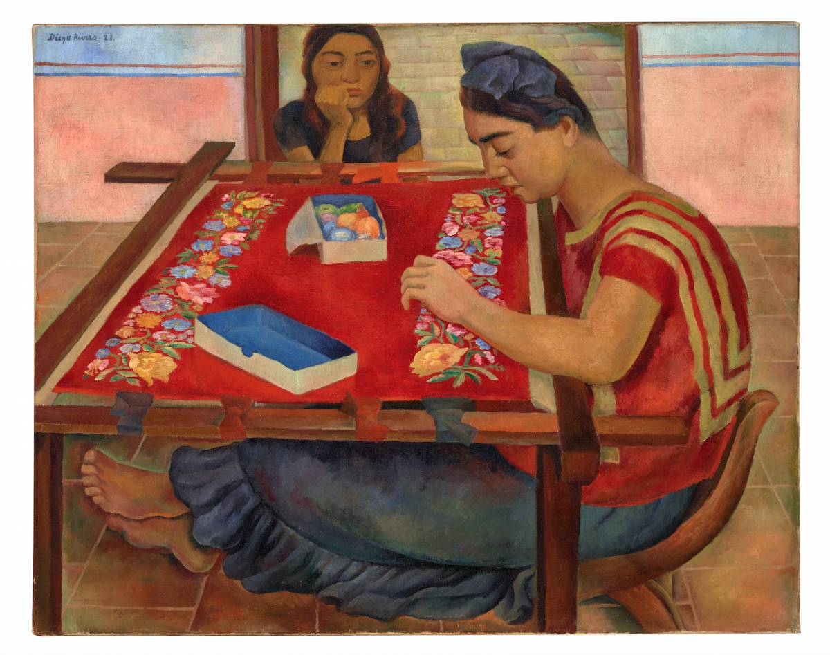 La Bordadora (Вышивальщица), 1928 год