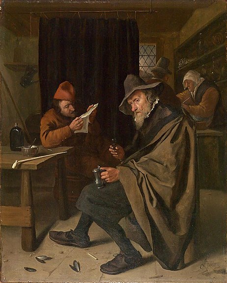 Ян Стен. Пьяница. 1660