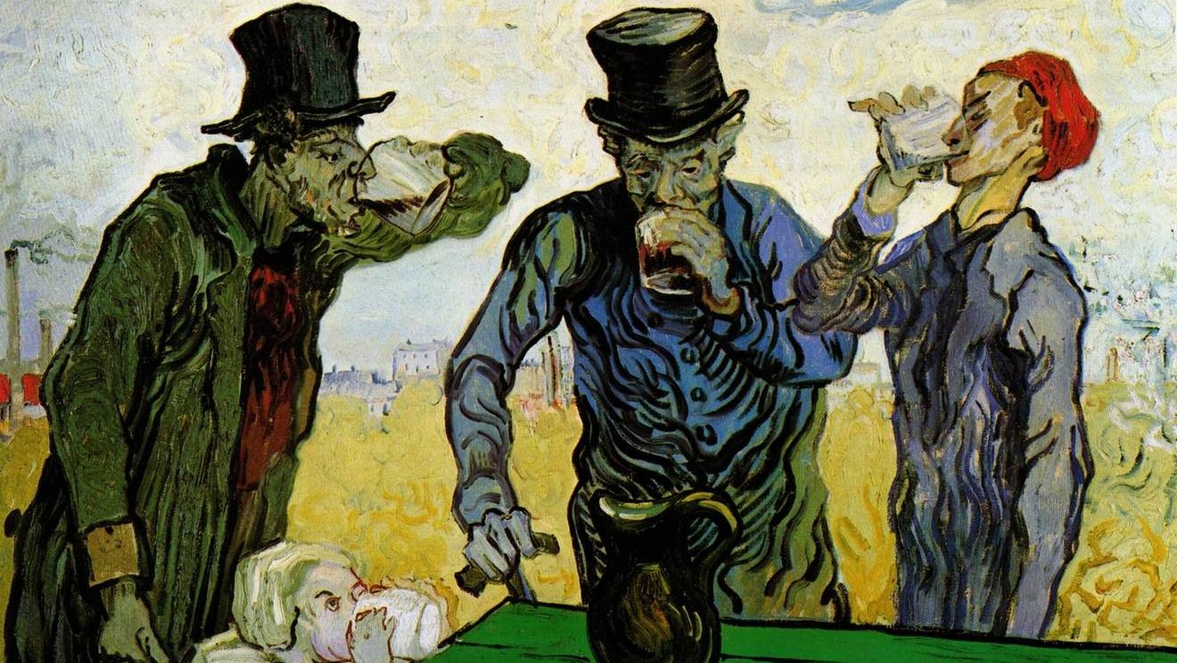 Ван Гог. Пьяницы. 1890