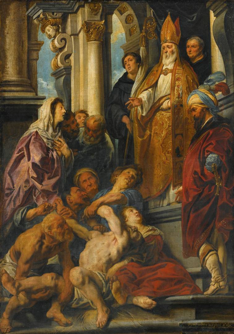 Исцеление святого Мартина. 17 век