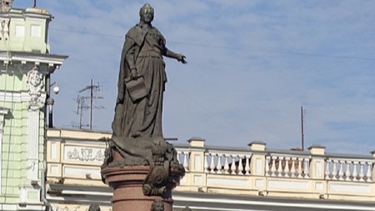 Памятник российской императрице Екатерине II. Одесса