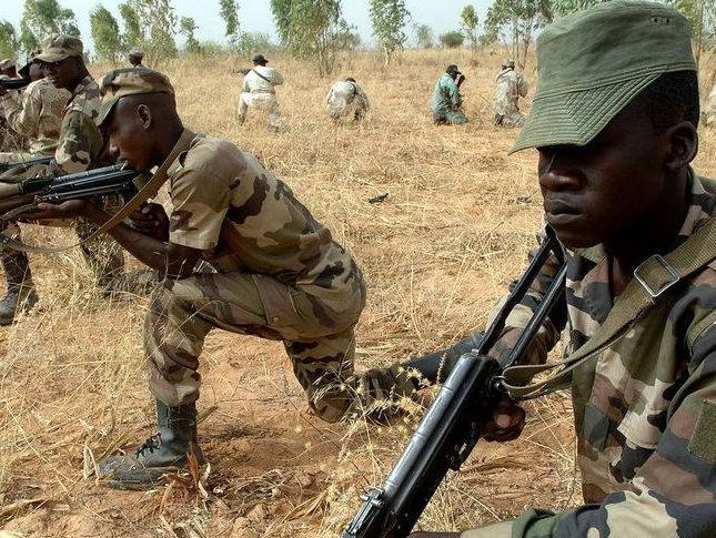 Солдаты вооружённых сил Нигера