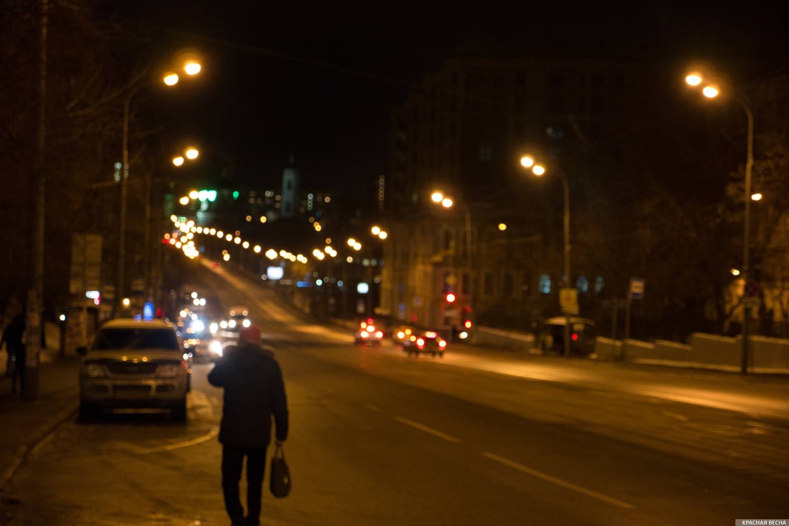 Вечерняя улица. Москва. 20.01.2017