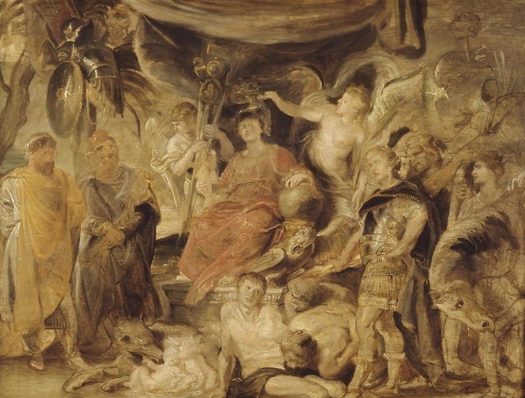 Маурицхёйс. Триумф Рима. Молодой император Константин присягает Риму. Ок. 1622-23