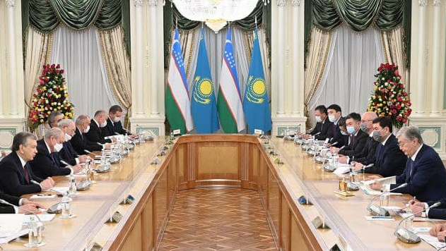Переговоры президентов Узбекистана и Казахстана