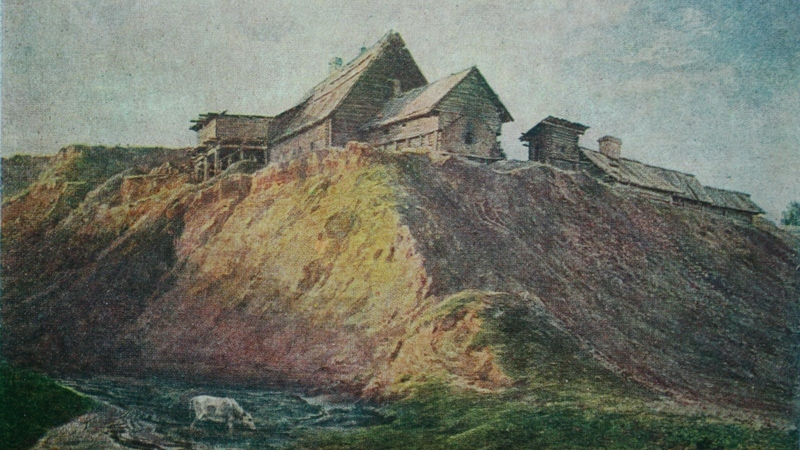 Карл Гун. Обрыв. 1872. Национальный Художественный музей, Рига