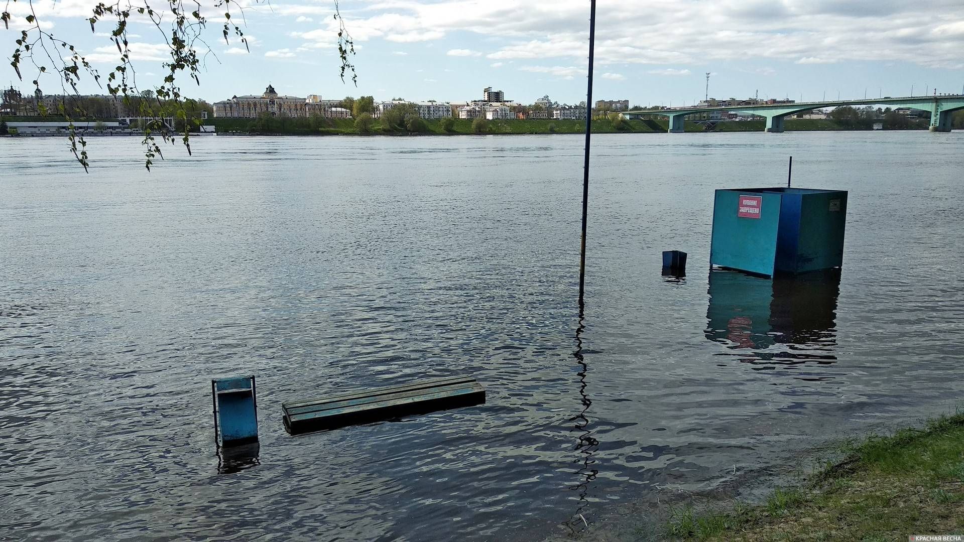 Желающих искупаться пока не видно.