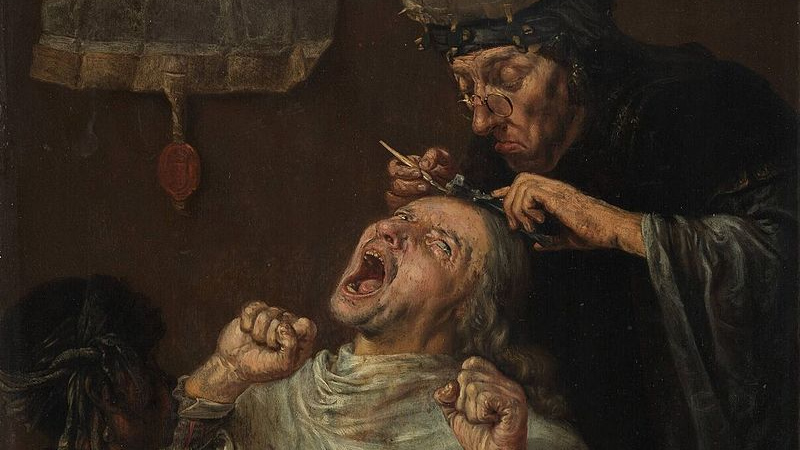 Франсуа Вервилт. Удаление камня глупости. XVII век