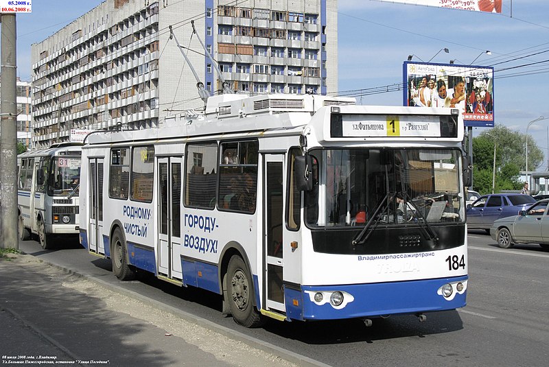 Троллейбус во Владимире