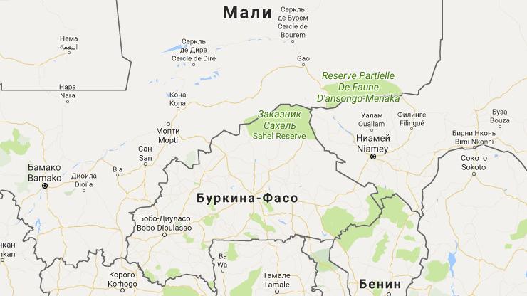 Буркина-Фасо [googl.map]