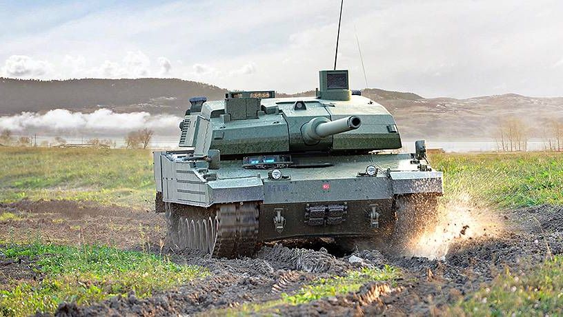 Турецкий боевой танк Altay