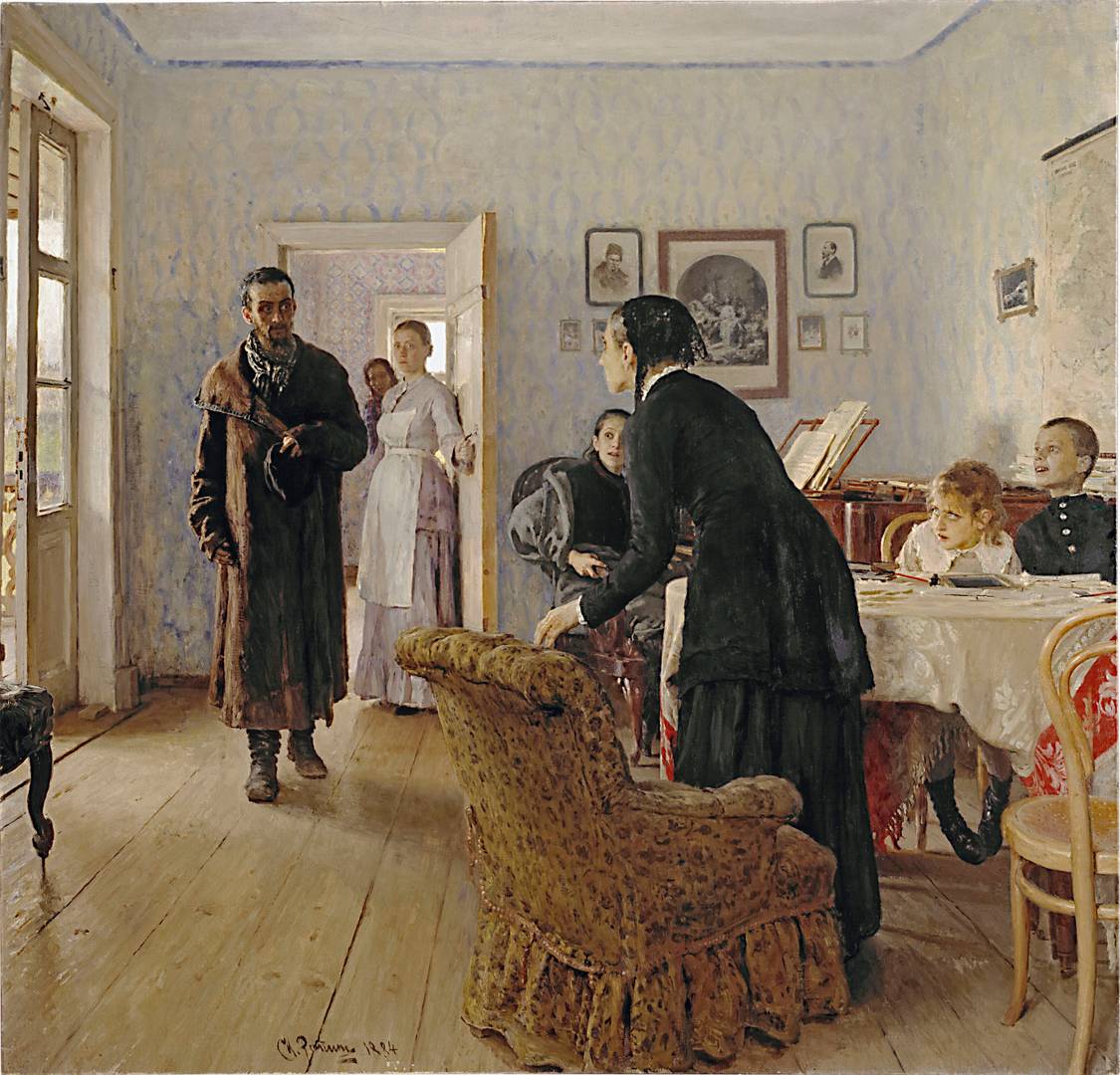 Репин Илья. Не ждали. 1884-1888