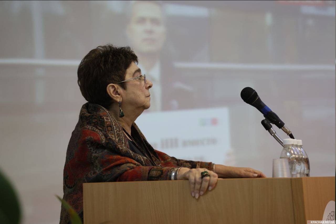 Мария Мамиконян на пленарном заседании XX международного конгресса «Здоровье — основа человеческого потенциала: проблемы и пути их решения»