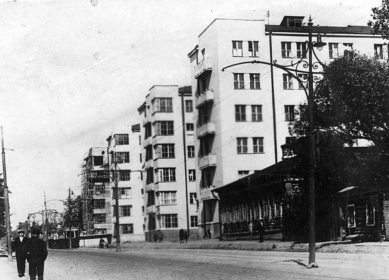 Строительство комплекса общежитий красной профессуры на ул. Б. Пироговская. 1931–1932