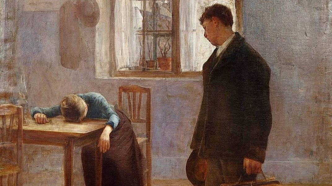Карой Ференци. «Развод». 1892