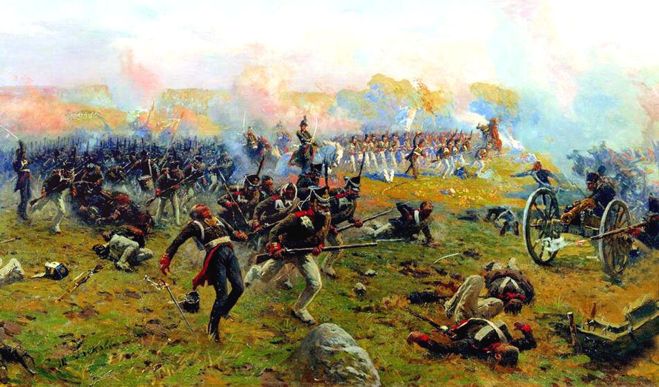 Митрофан Греков. Дивизия Строганова в боях на Старой Смоленской дороге