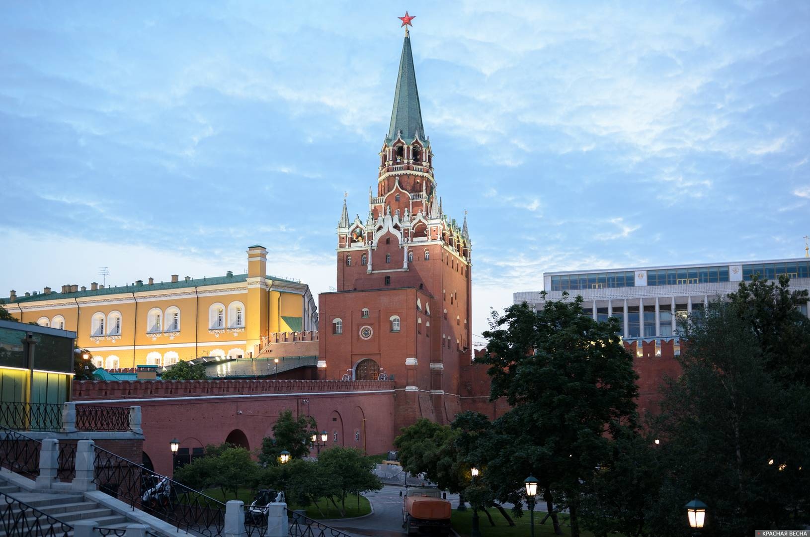 Троицкая башня, Кремль, Москва. 11.07.2014