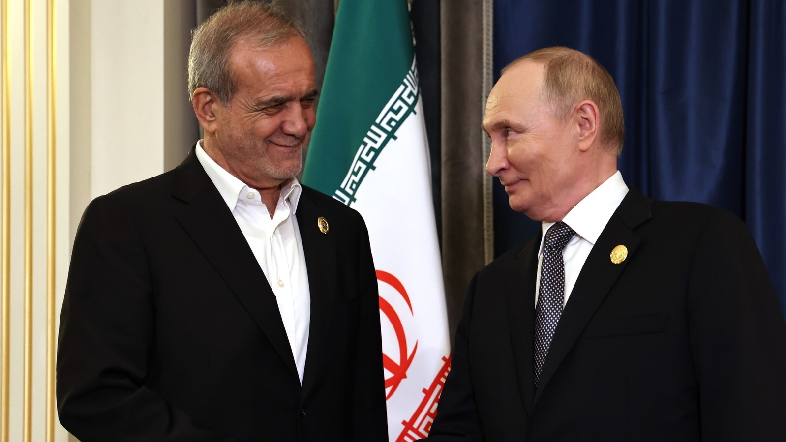 Масуд Пезешкиан и Владимир Путин (архивная фотография)