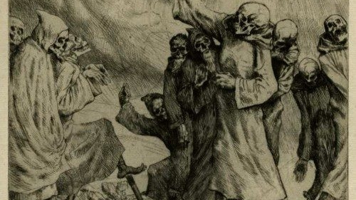 Уильям Странг. Танец смерти (фрагмент). 1893