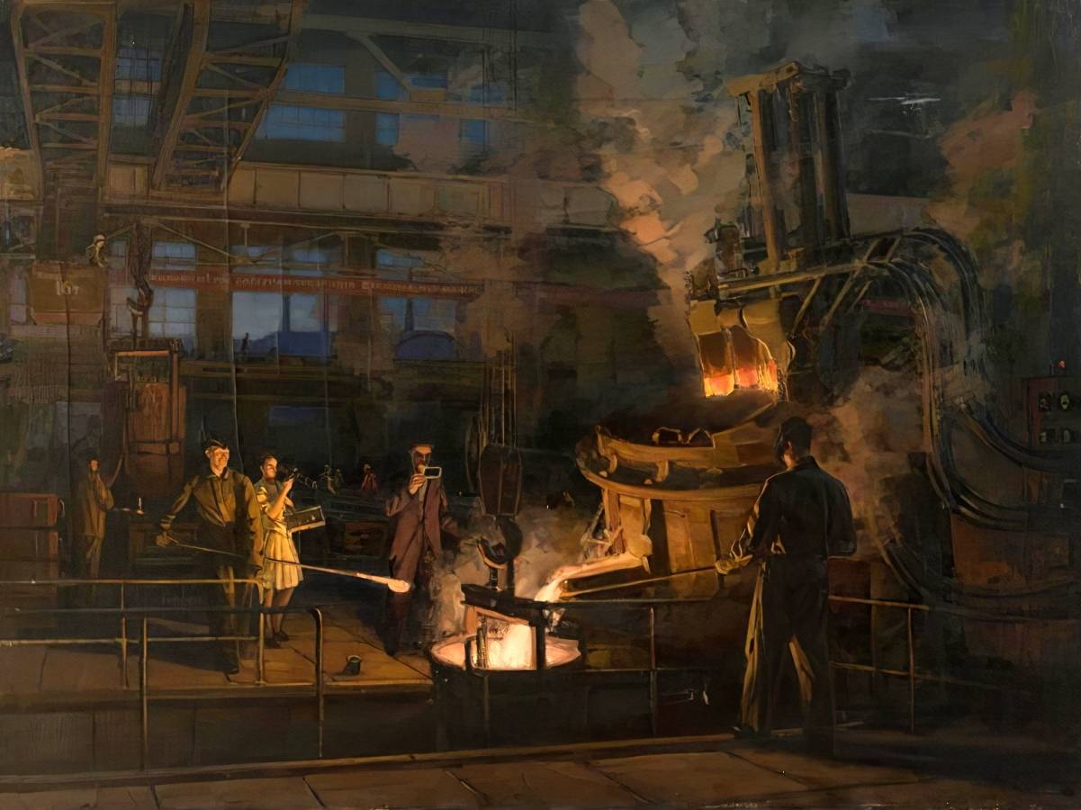 Крум Джаков. Сталь готова. 1930-е