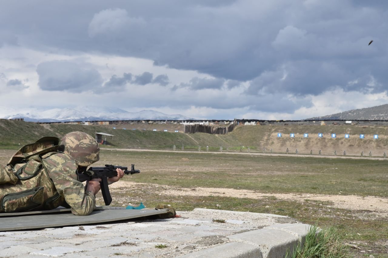 Тренировка военнослужащих Азербайджана в турецкой провинции Ыспарта