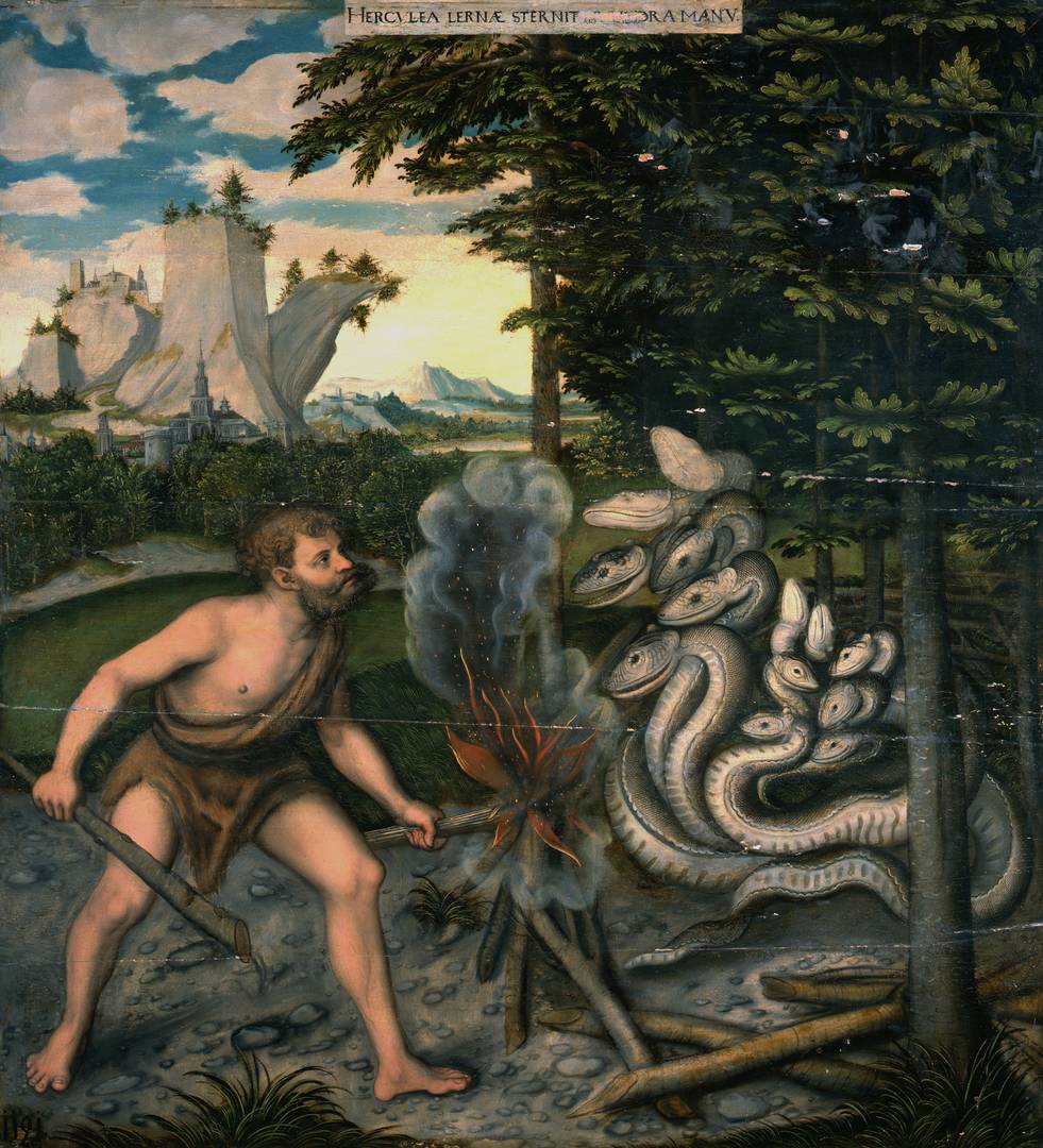 Лукас Кранах Старший. Геракл и лернейская гидра. (1472—1553)