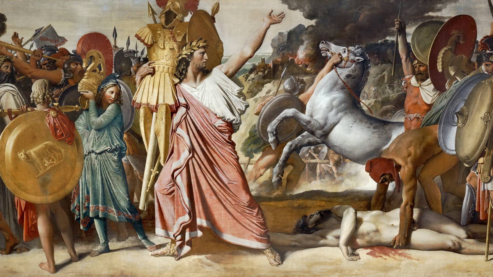 Ромул, победивший Акрона, 1812