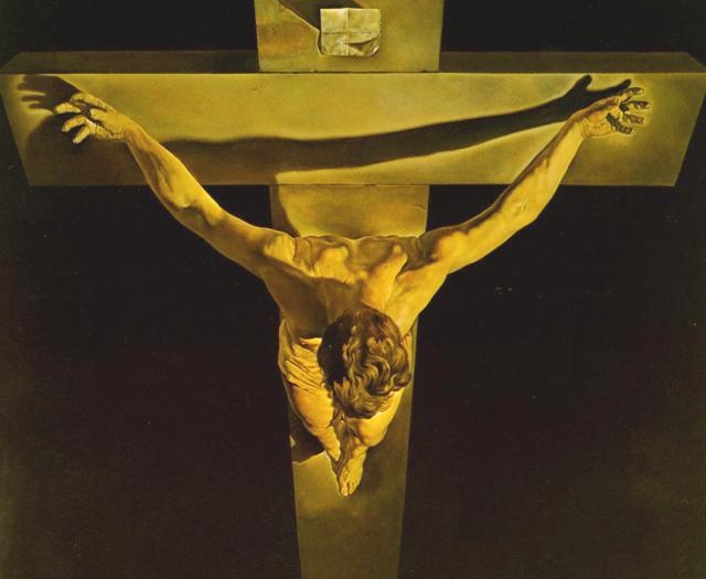 Сальвадора Дали. Христос Святого Иоанна Креста (фрагмент)