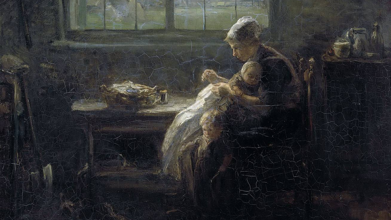 Йозеф Исраэлс. Материнское богатство. 1890