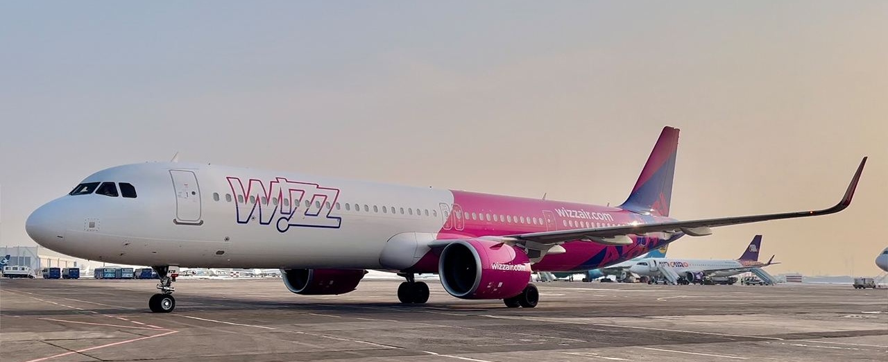 Самолет авиакомпании WizzAir