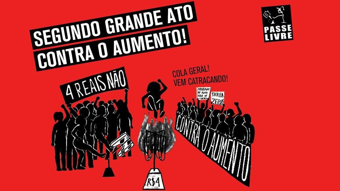 Плакат движения Passe Livre
