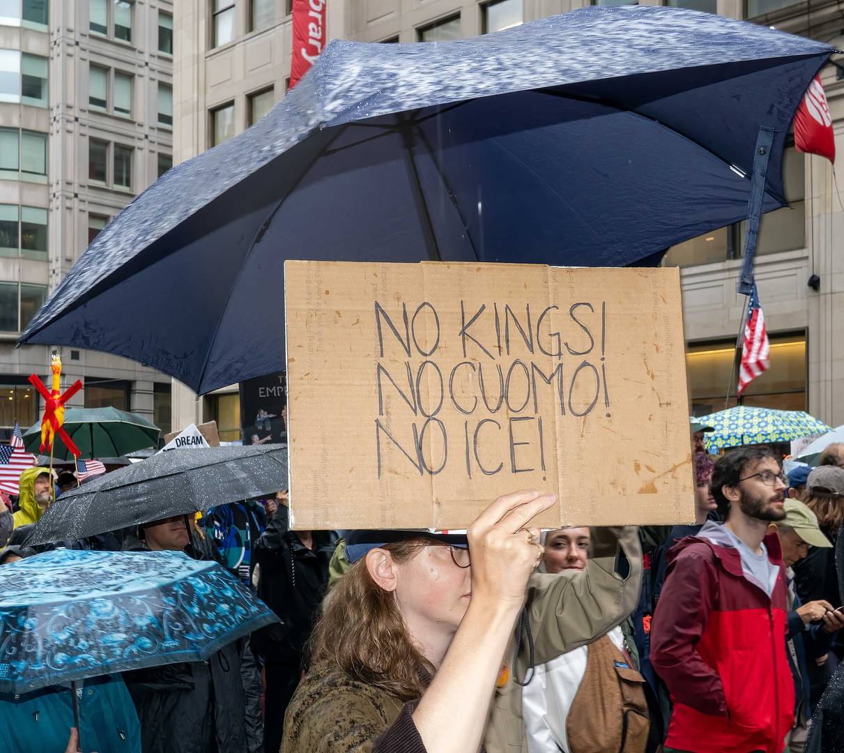 «No Kings» («Нет королям!»). Митинг против политики Трампа