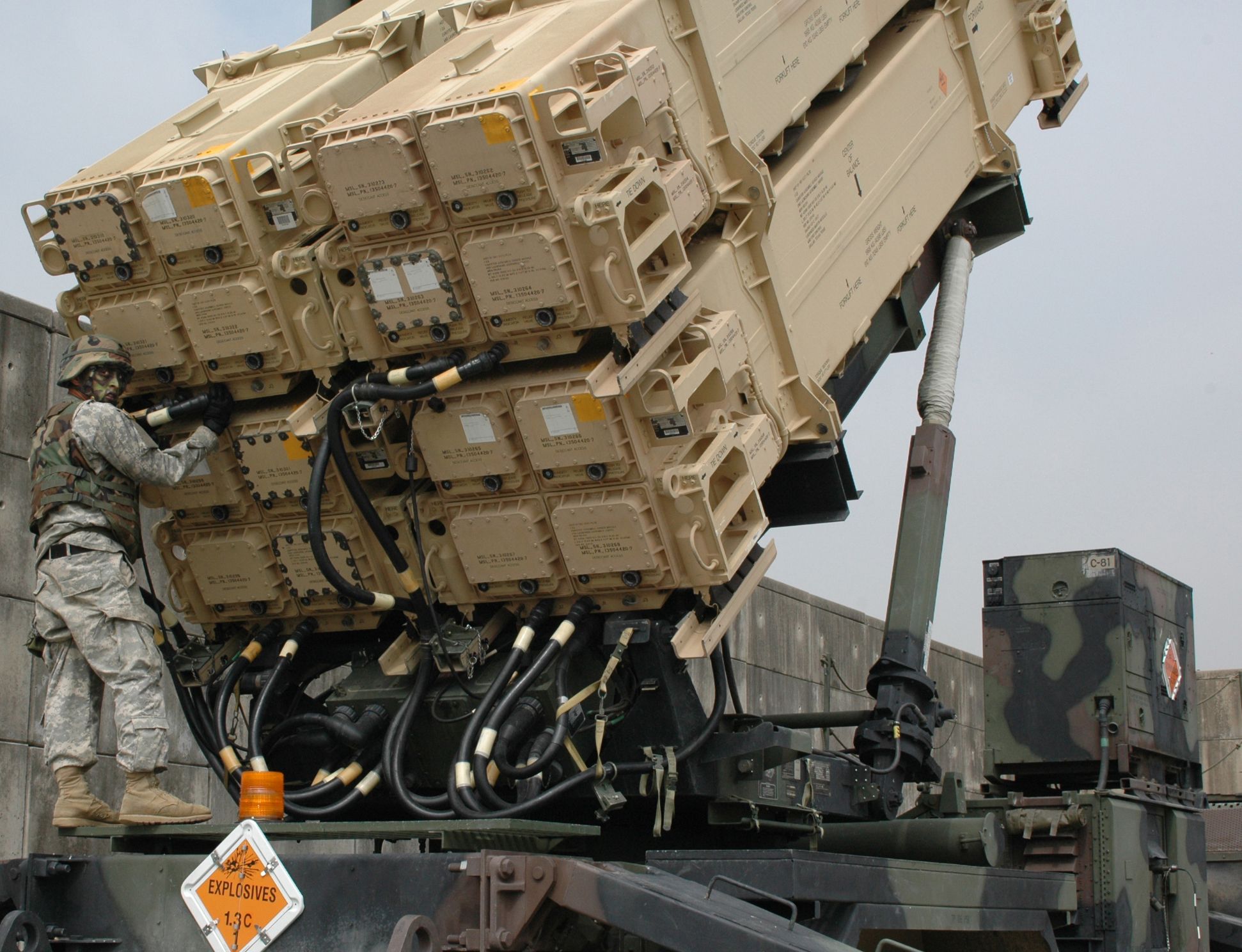 FileMaintenance check on a Patriot missile.jpg