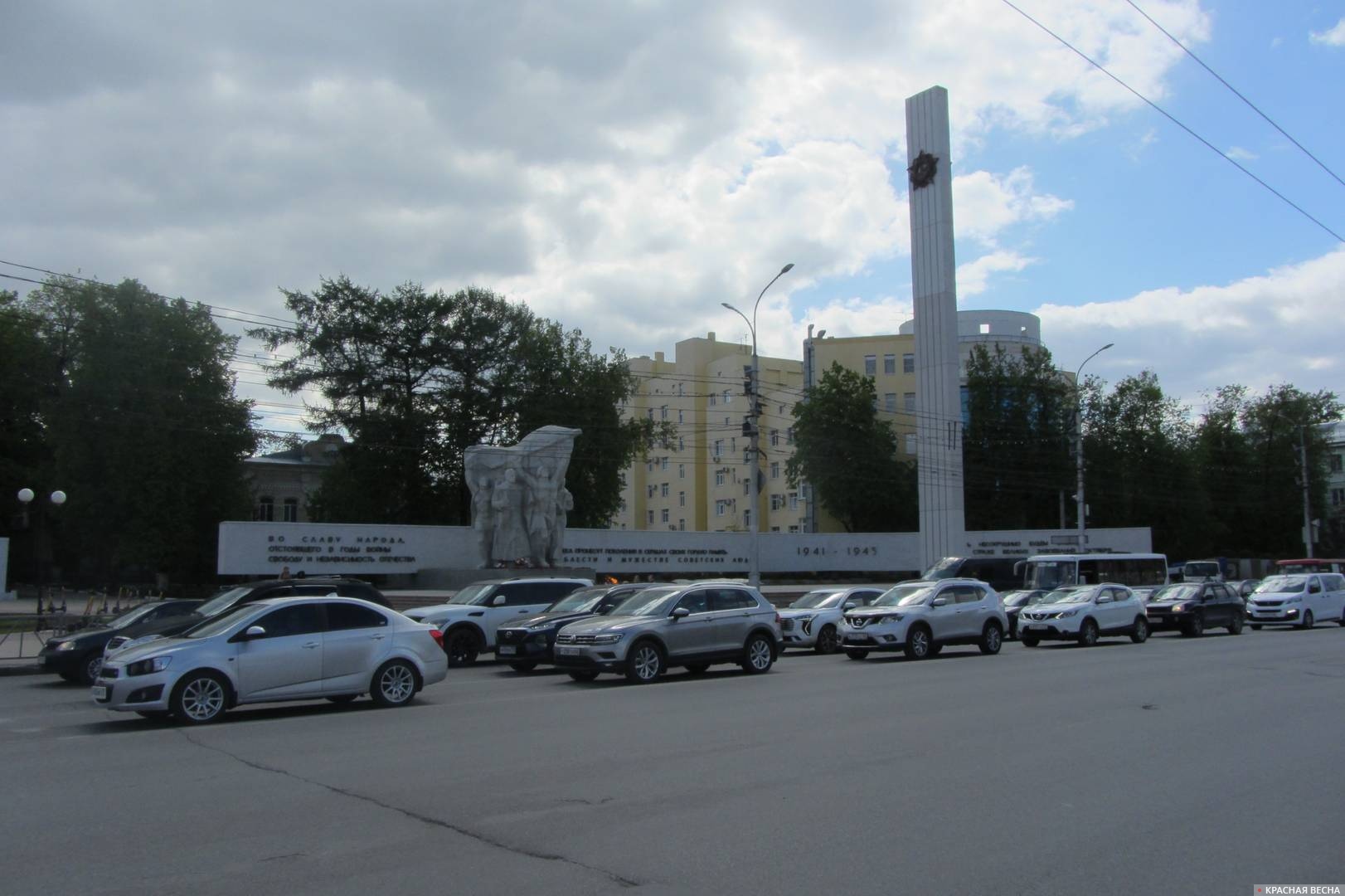 Площадь Победы в Рязани.