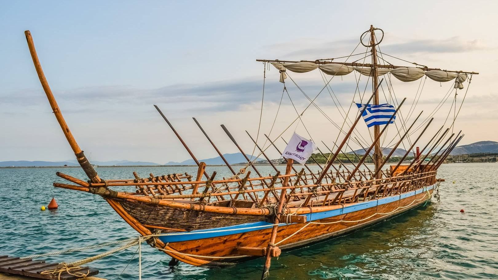 Реконструкция древнегреческого корабля