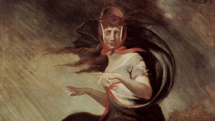 Иоганн Фюссли. Безумная Кейт(фрагмент). 1806