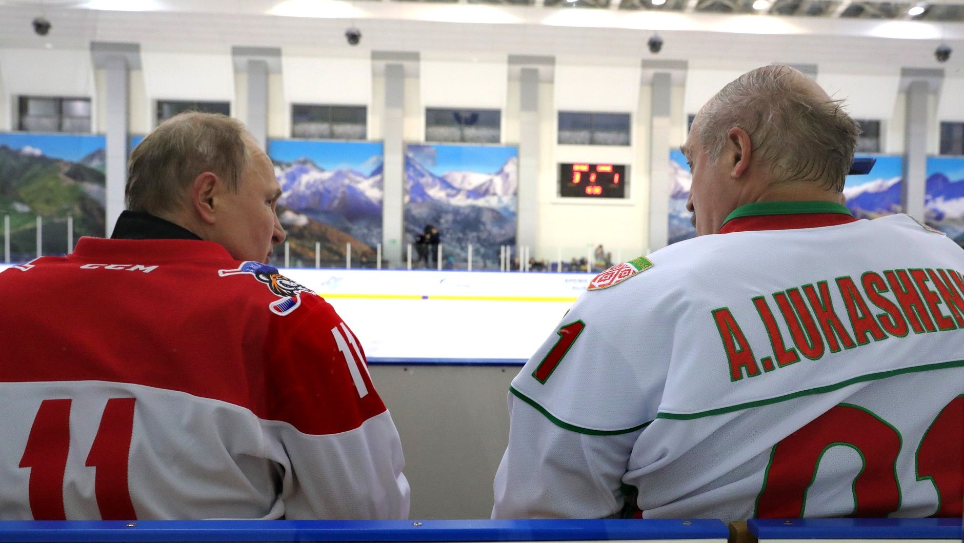 Владимир Путин и Александр Лукашенко. 07.02.2020