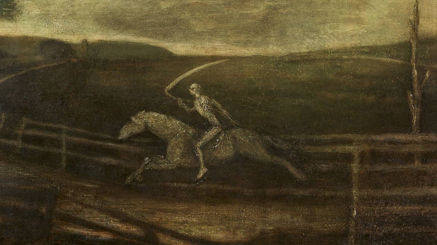 Альберт Пинкхем Райдер. Смерть на бледной лошади (фрагмент). 1896-1908