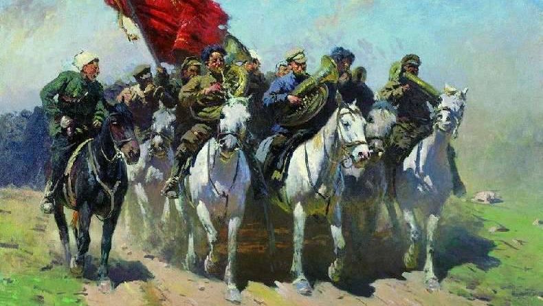 Греков Митрофан Борисович. Трубачи Первой конной армии. 1934