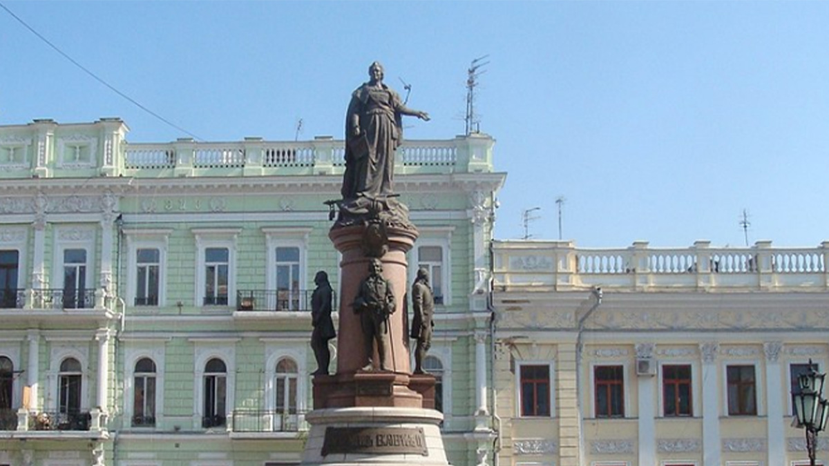 Памятник Екатерине II. Одесса