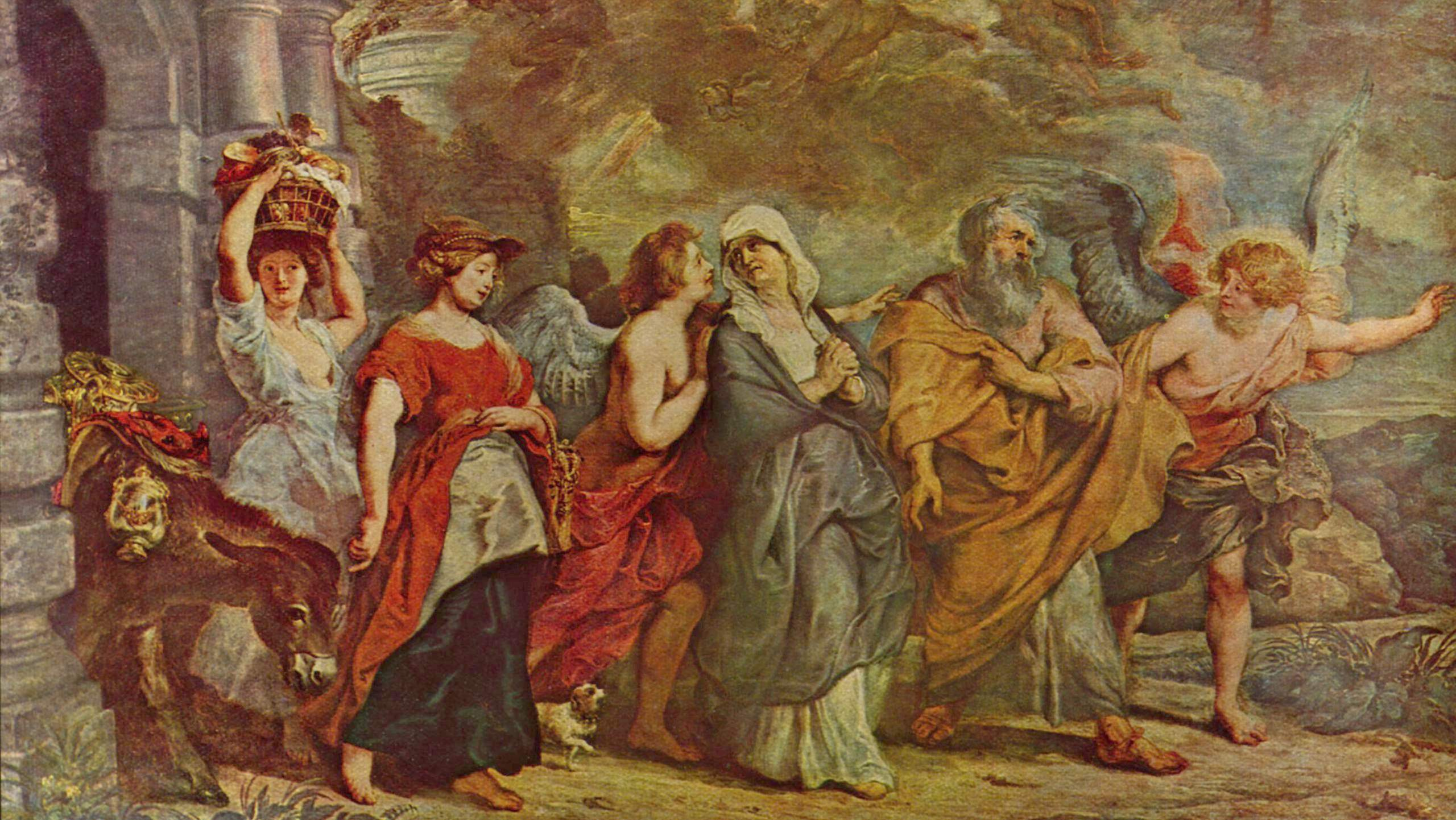 Питер Пауль Рубенс. Бегство Лота. 1622