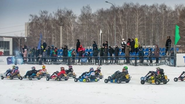 Чемпионат КамАЗа по зимнему картингу