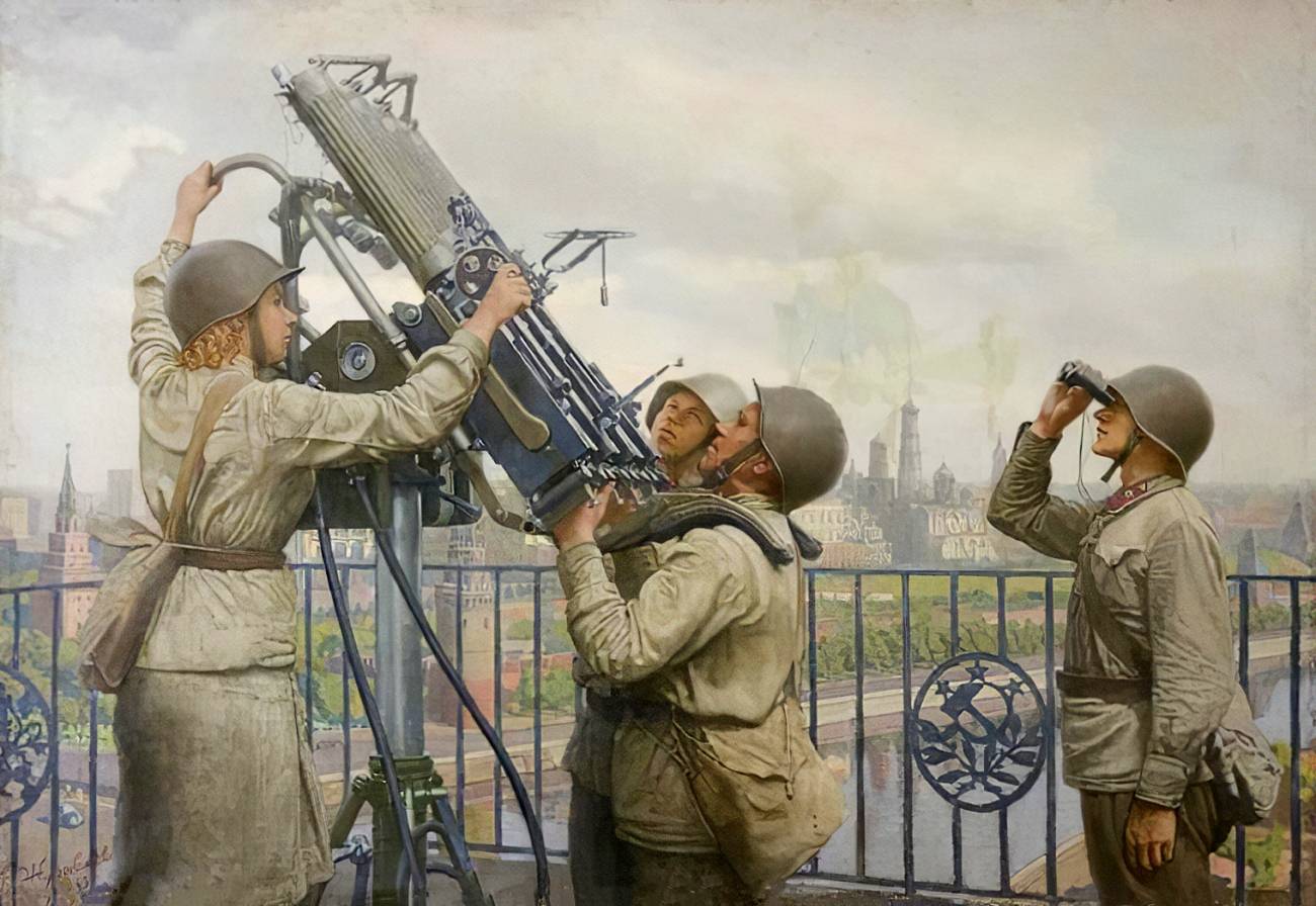 Журавлёв Василий Васильевич, Московские зенитчики. 1943