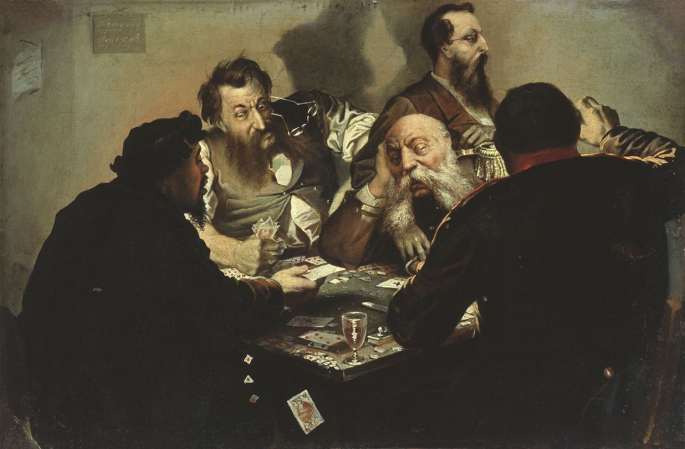 Иван Калганов. Карточные шулера. Конец 1870-х