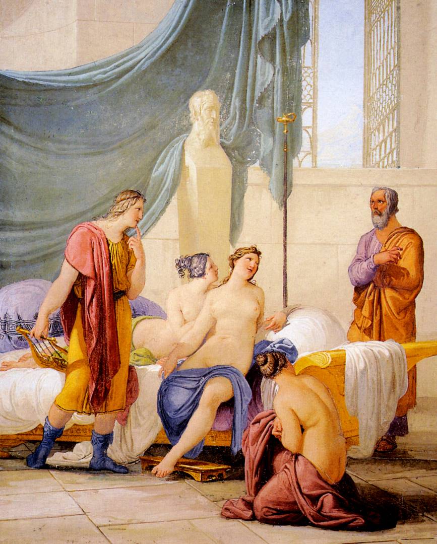 Франческо Айец. Сократ выводит Алкивиада из борделя