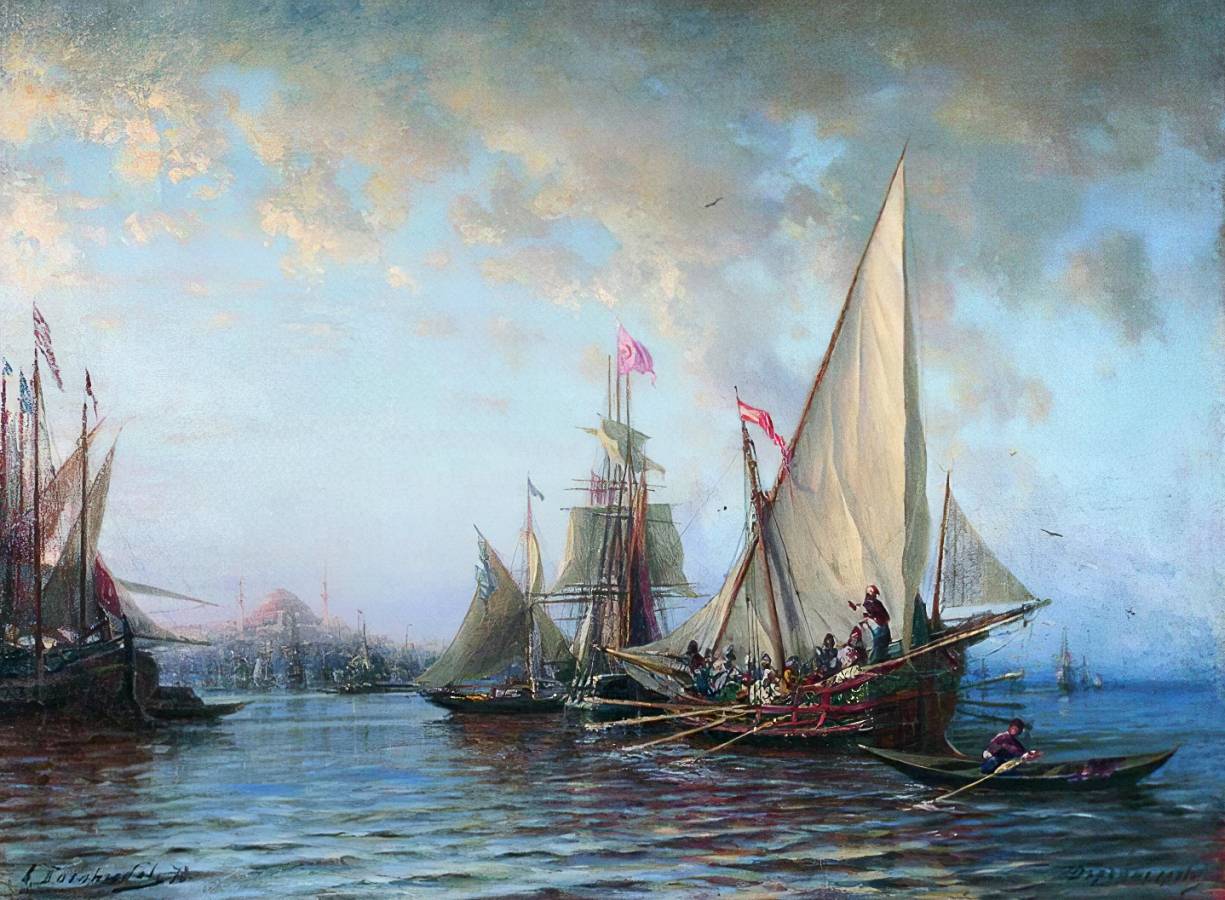 Алексей Боголюбов. Дарданеллы. 1873